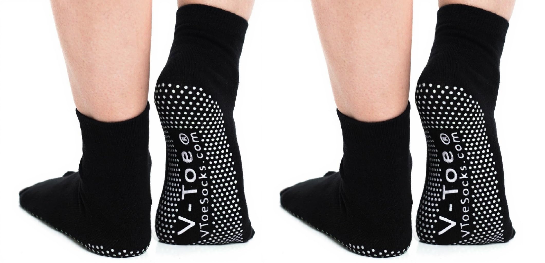V-Toe Non-Slip Flip-Flop Socks - Tabi Split Toe Socks for Men &amp; Women Size - Women's Toes Separated Yoga Socks