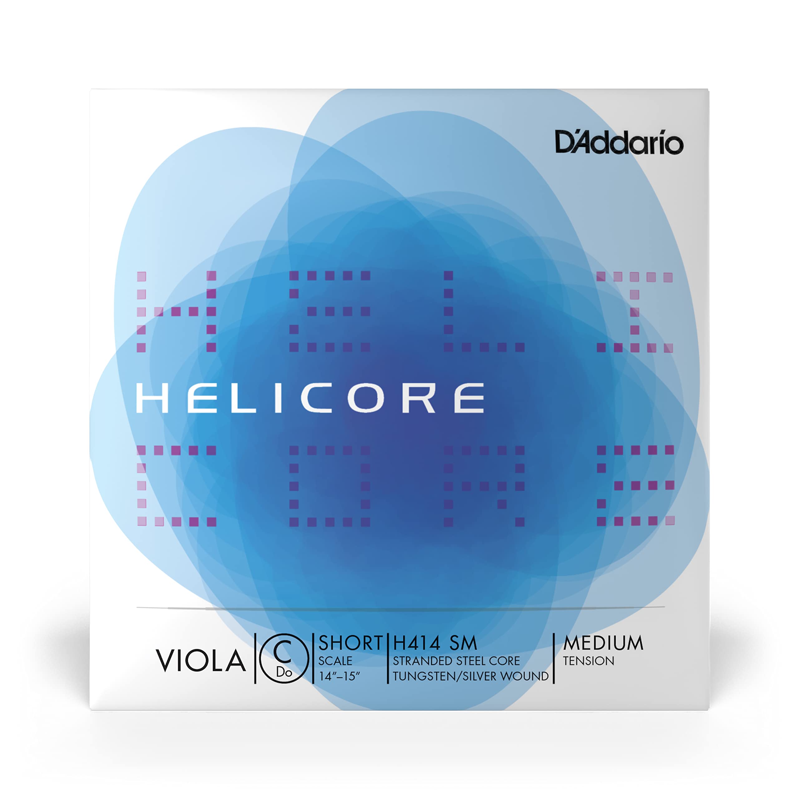 D'Addario Helicore Short Scale Medium Tension Single C String for Viola