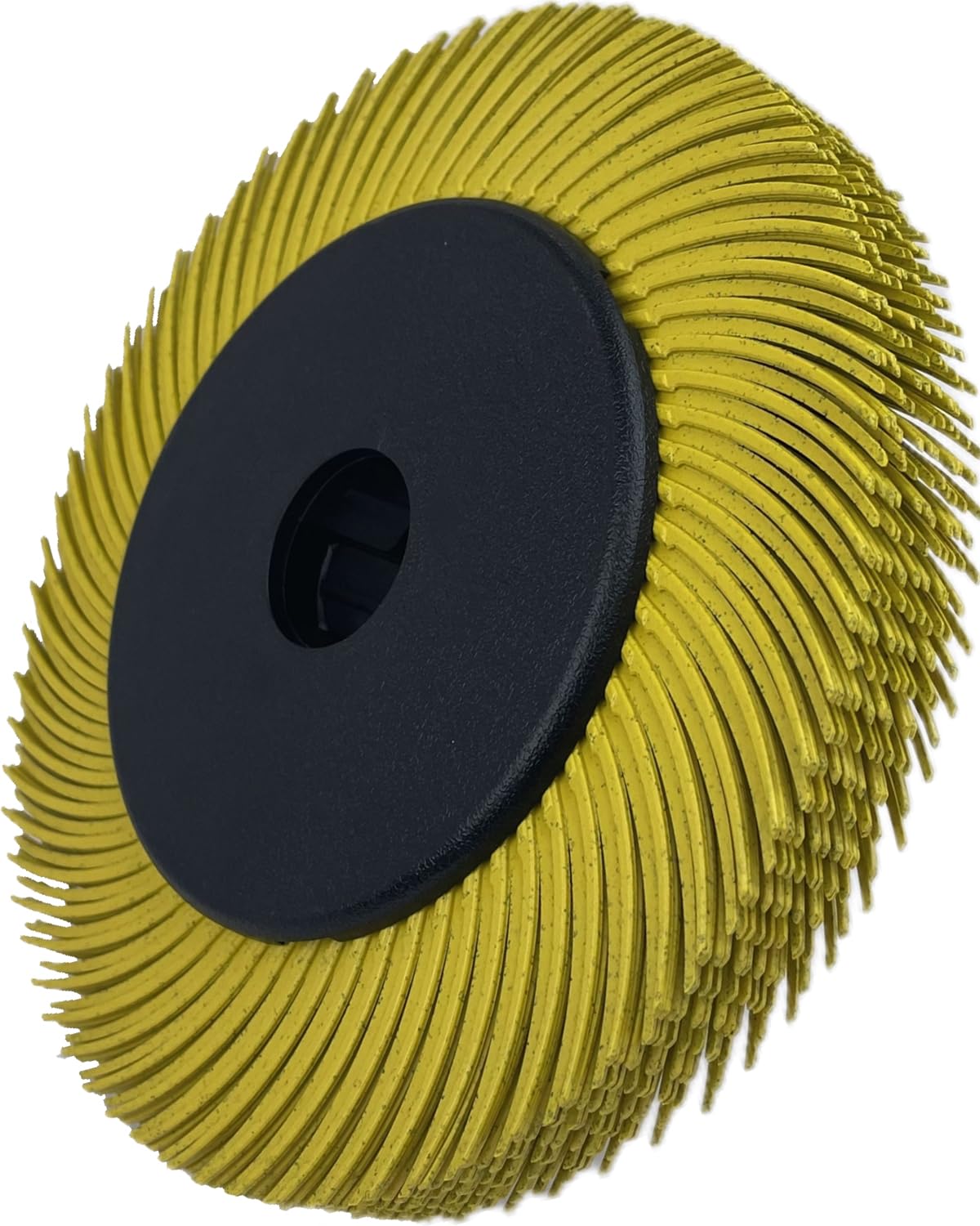 10 spazzole radiali a setole da 15,2 cm con adattatore grana 80, disco abrasivo per metallo
