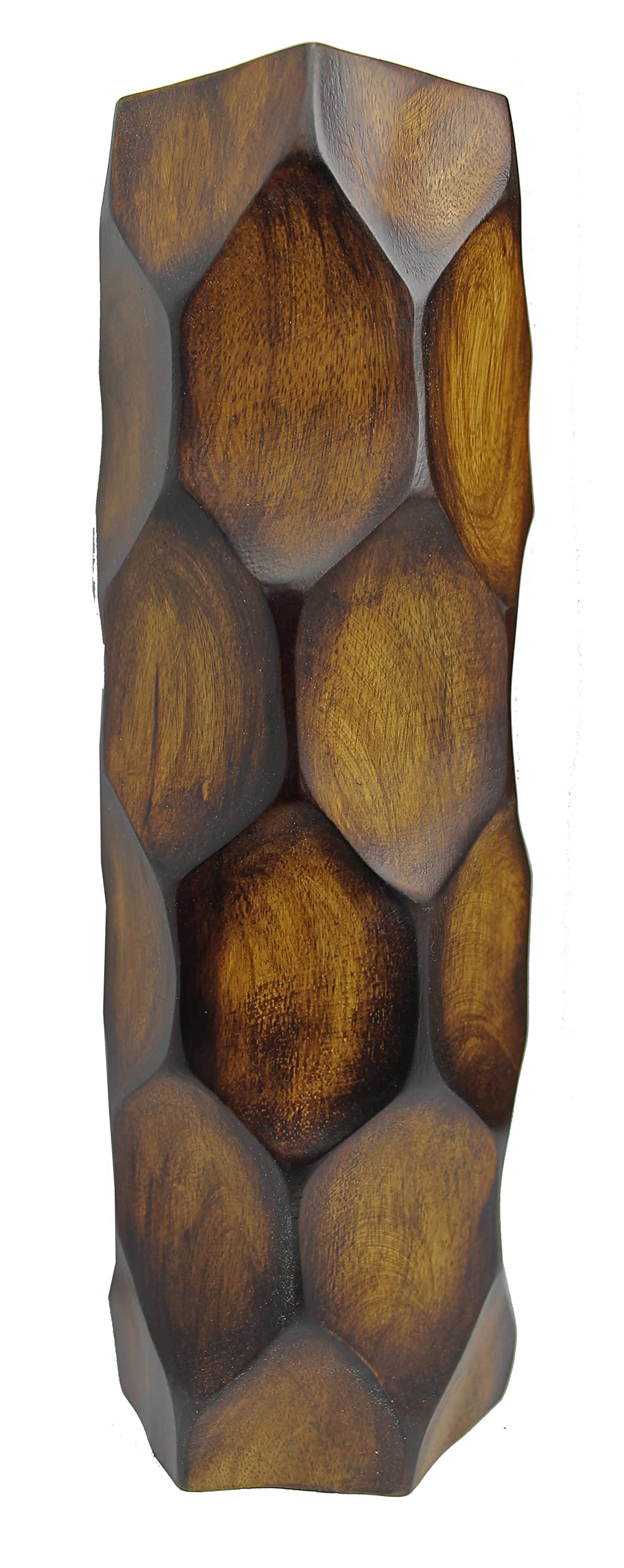 Vase en bois de manguier de 31 cm Rotfuchs vase à fleurs décoratif maison