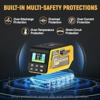 Vista 5 de Regulador de voltaje ajustable de 300 W CC 2-30 V compatible con batería DeWalt de 18 V/20 V XT60 de salida, 140 W tipo C, 18 W USB-A, cargador
