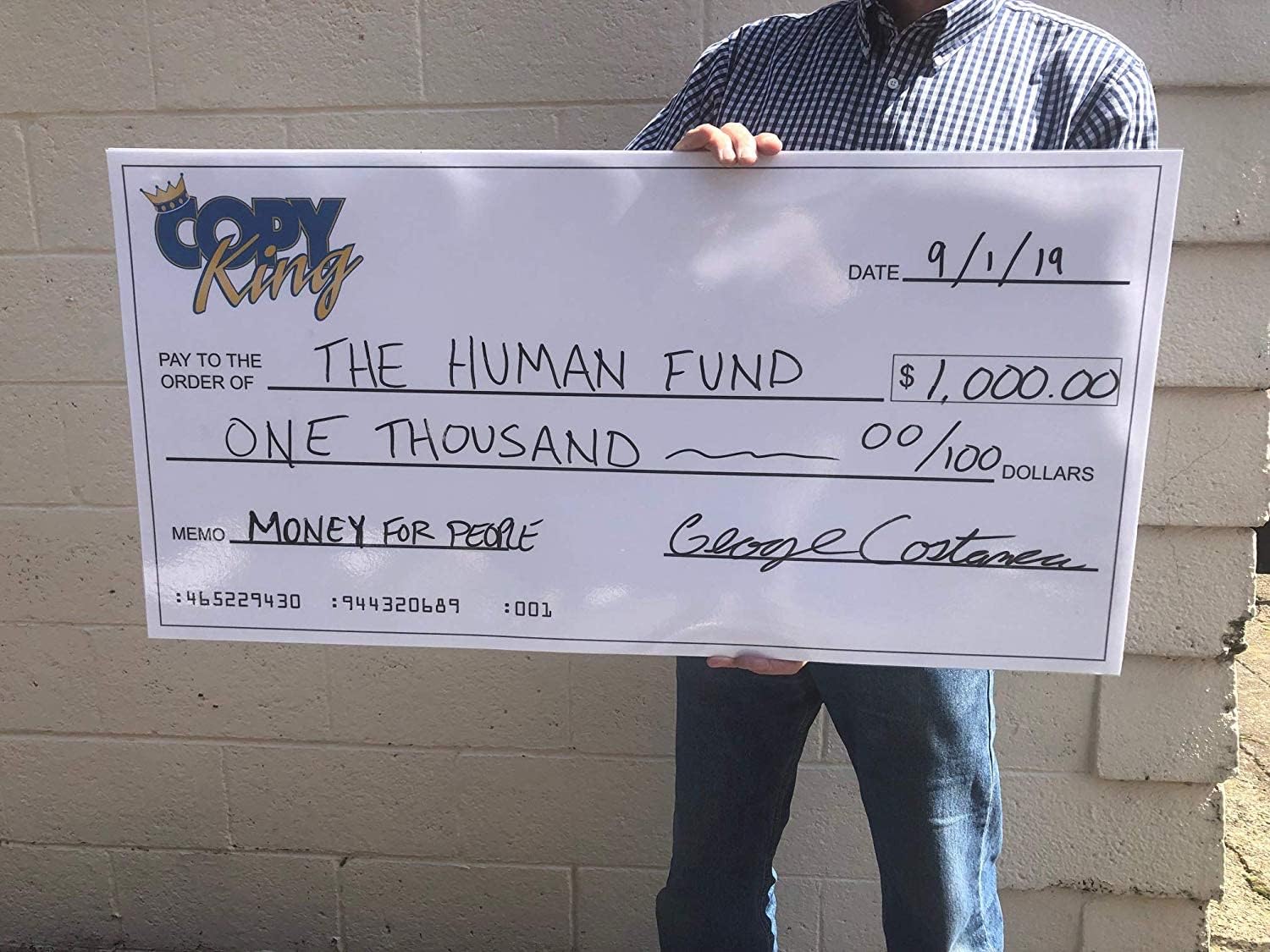 Copy King Custom Logo Large Rigid Dry Erase Presentation