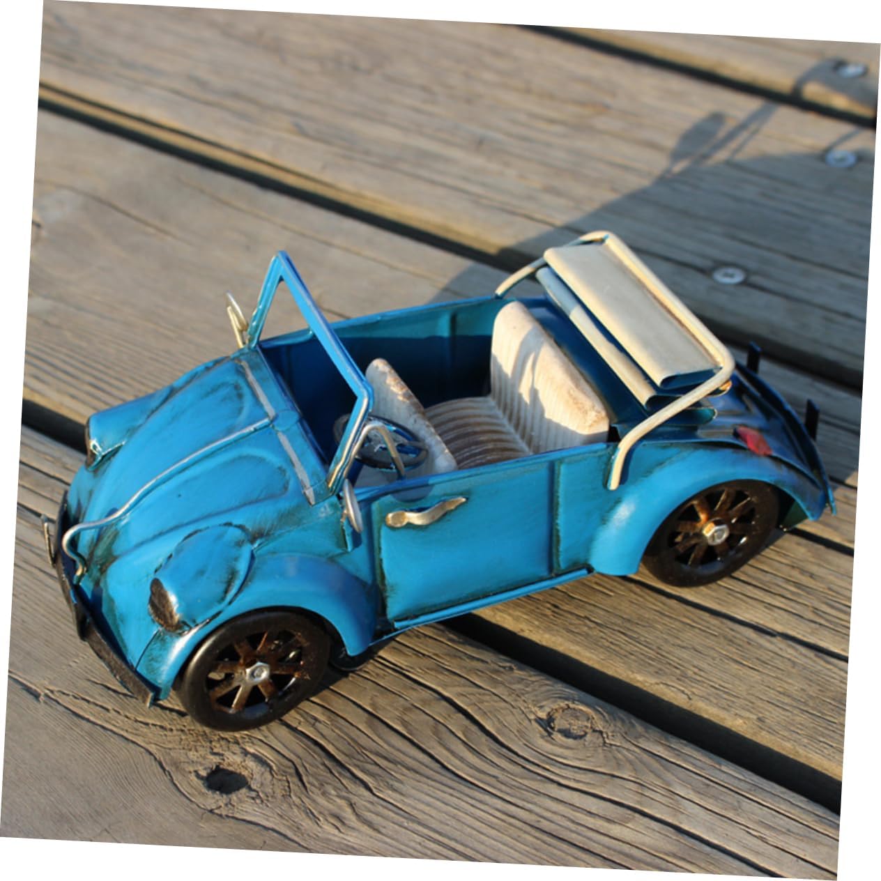 Holibanna Antique Car Ornaments Iron Crafts Home Decor Creative Tabletop Adornment for Bedroom