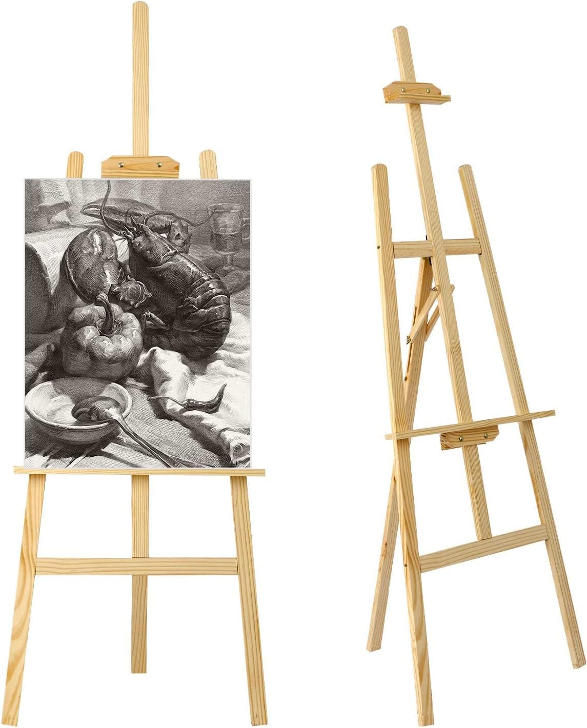 Trintion Staffelei Holz Groß Kinder Atelierstaffelei Standstaffelei