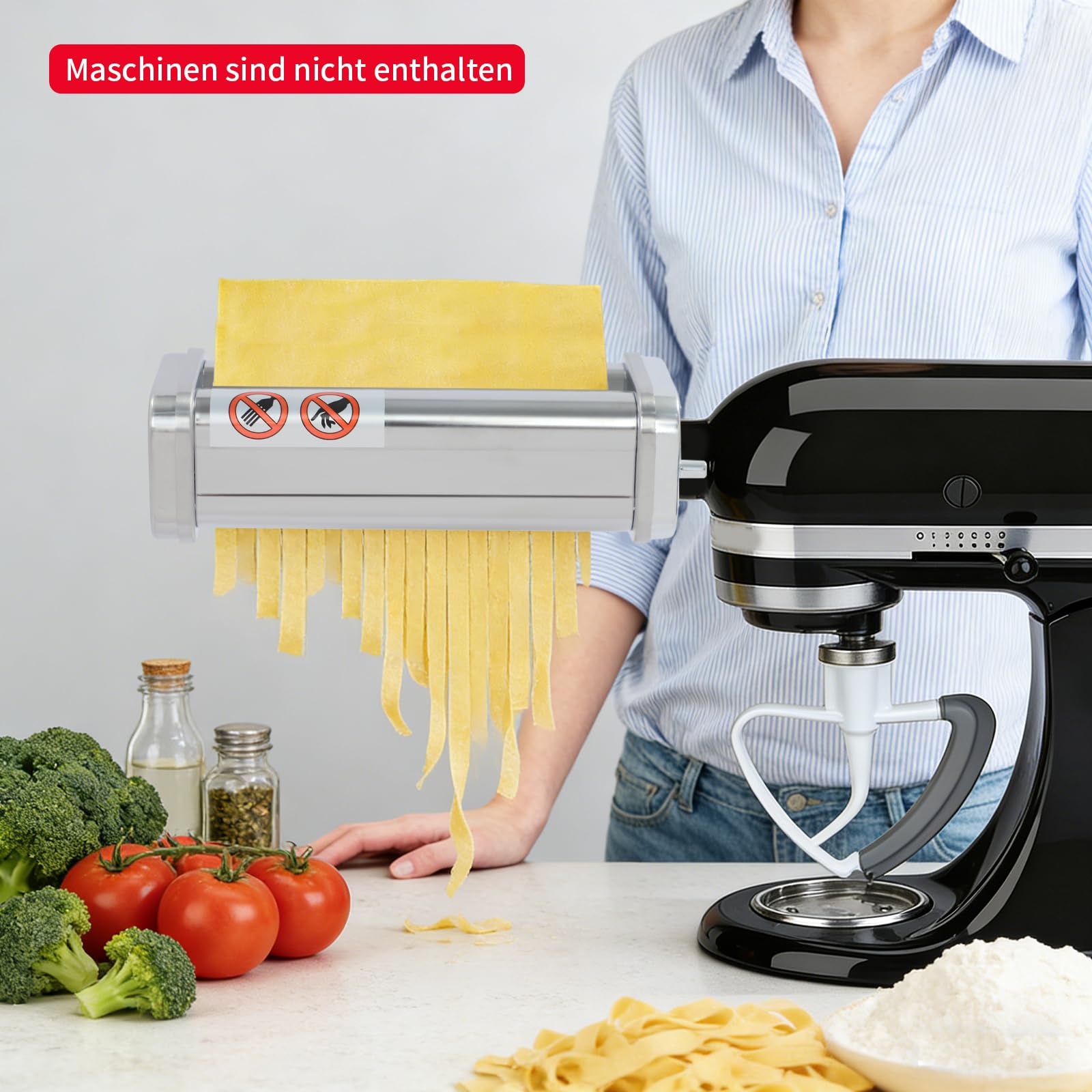 Juego de herramientas para hacer fideos, prensa de patatas y espaguetis