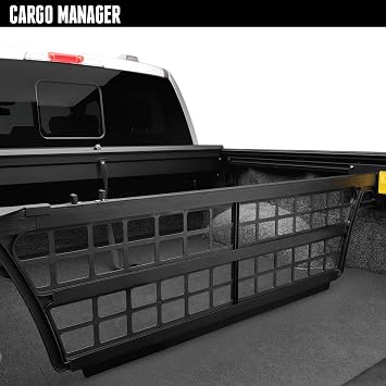 RealTruck Roll-N-Lock Cargo Manager Truck Bed Organizer | CM271 | Fits 2007 - 2013 Chevy/GMC Silverado/Sierra 5' 9 Bed (69.3)