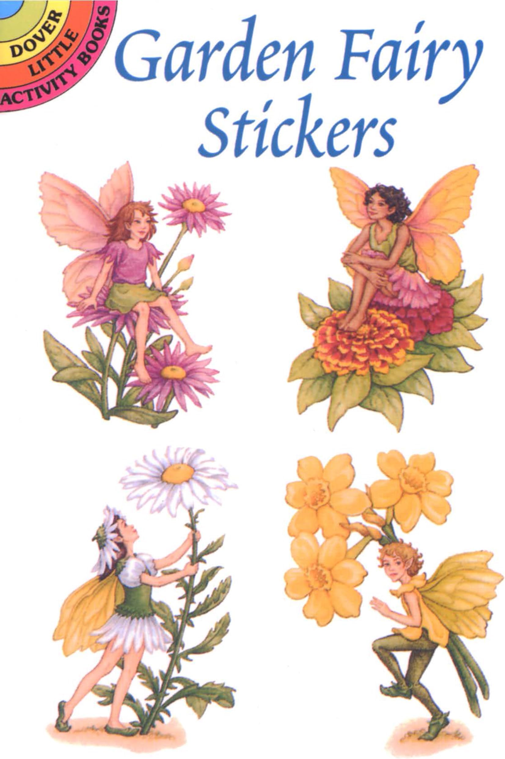 Garden Fairy Stickers: Decorate Your Journals, Notebooks and Backpacks with These Magical Creatures!