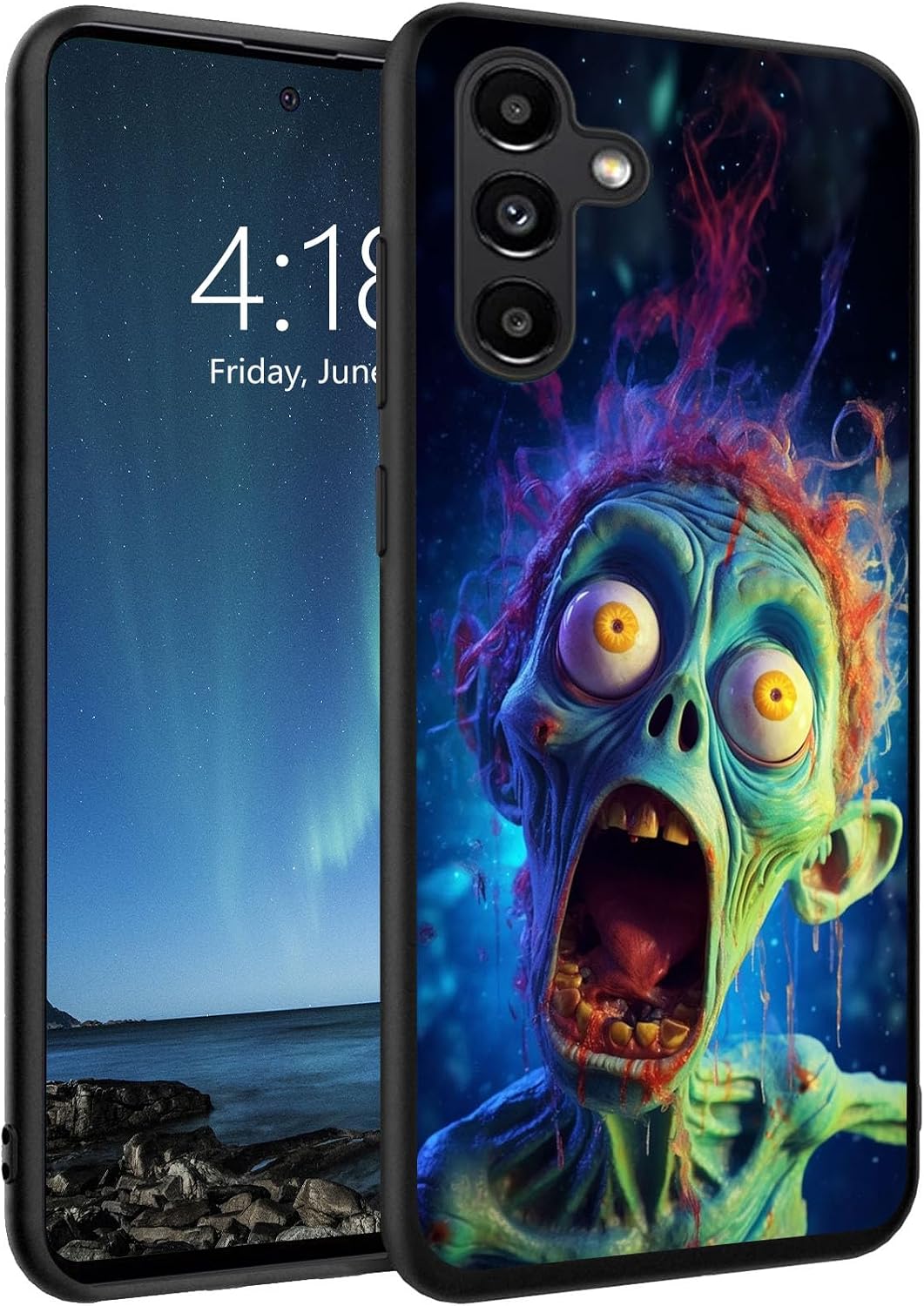 Designed for Samsung Galaxy S26 5G Case 6.2 inch,Ultra-Thin Silicone Case,Anti-Scratch and Shock-Proof Bumper Cover - Funny Zombies