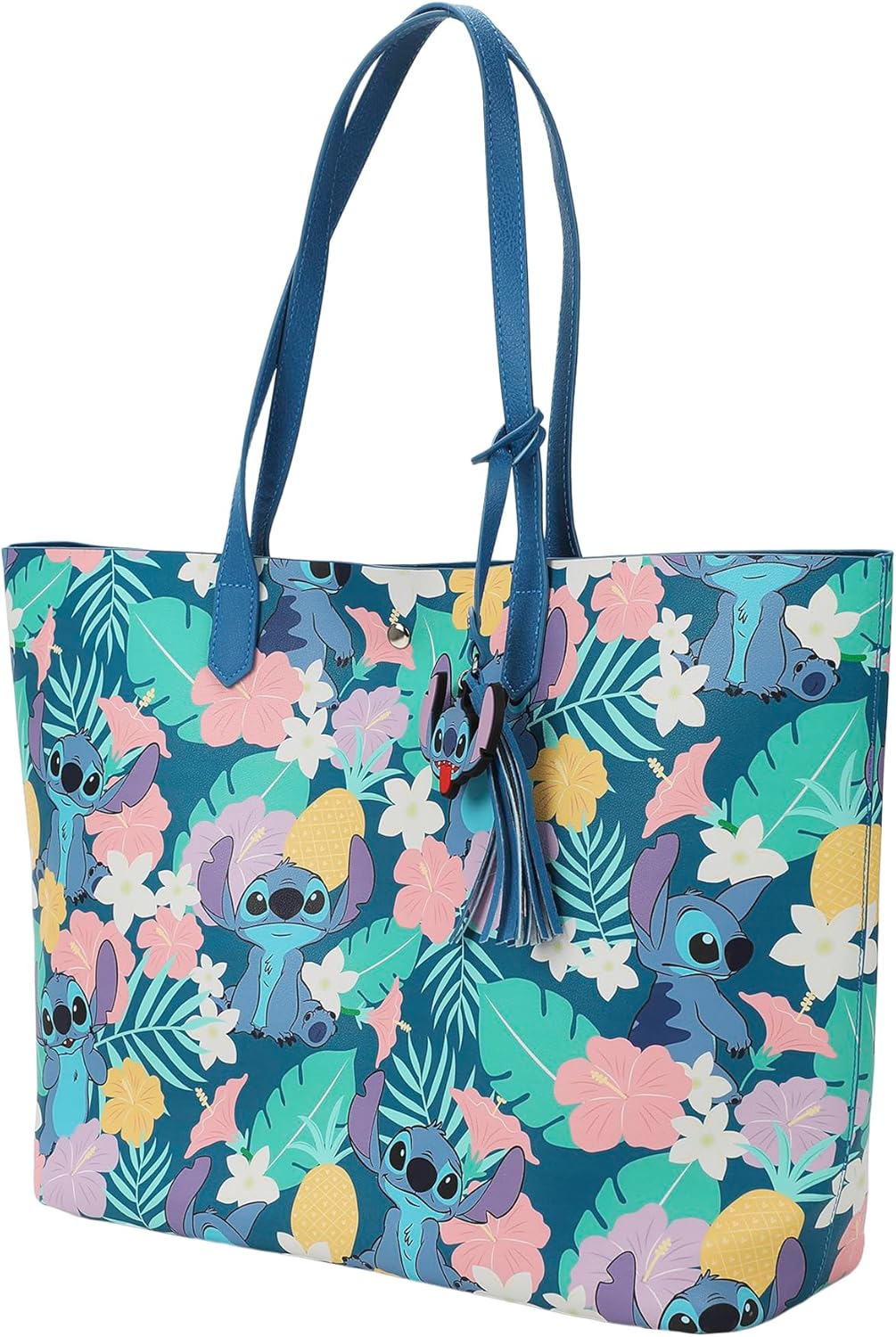 Bioworld Disney's Stitch Floral Character Tote Bag - Image 4
