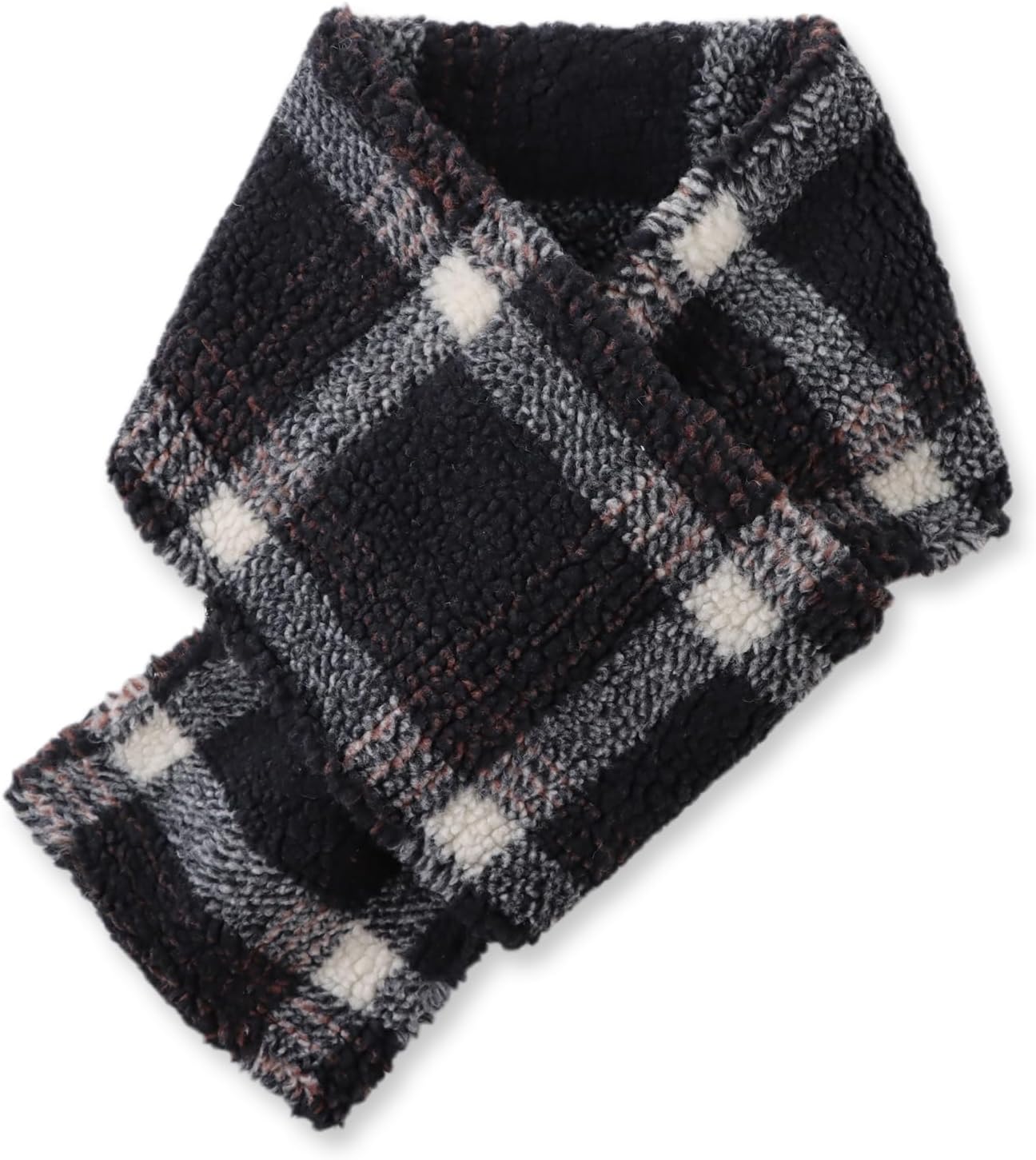 PESAAT Women Winter Scarf Fleece Lady Neck Warmer Classic Scarves for Girls Cold Weather