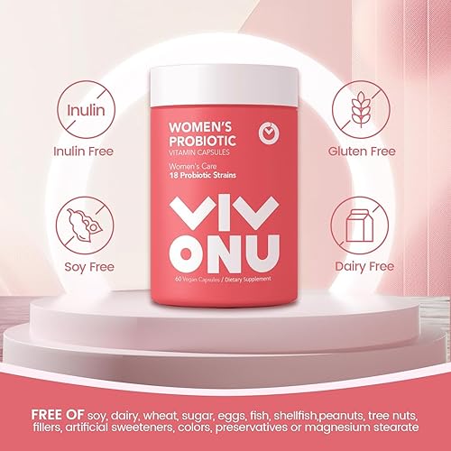 Miniatura 9 de VivoNu Gomitas probióticas para mujer, gomitas de equilibrio femenino, gomitas prebióticas Mezcla de prebióticos y probióticos Lactobacillus, ayuda