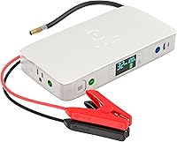 Vista 1 de HALO Bolt Ultimate 2 Portable Car Battery Jump Starter 130 PSI Air Compressor, 55.5Wh USB Power Bank with AC Outlet, Emergency Floodlight &