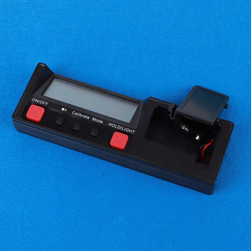 Respicefinem Protractor Digital Display 16. 0×5. 0×2. 0 Inclinometer Magnetic Electronic Digital Display Angle Gauge Accurate Protractor Electronic Digital Angle Gauge