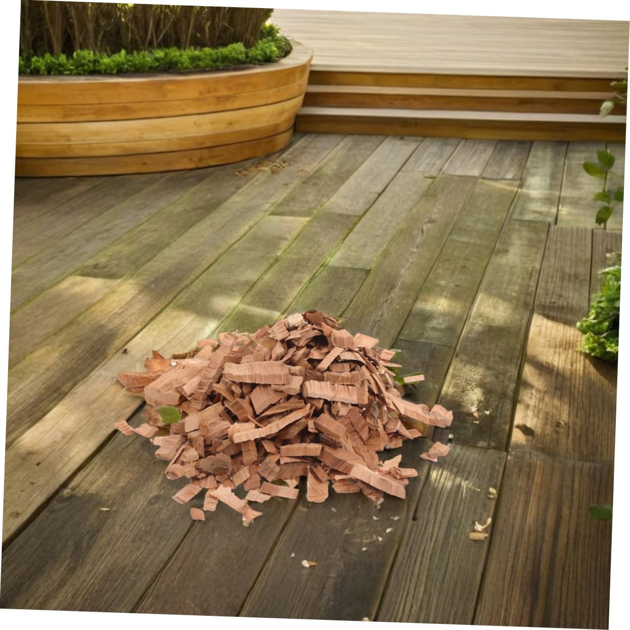 Apple Wood Chips BBQ Smoking Chunks for Meat Grills and Smokers Natural Fruit Wood Flavor Quick Ignition Bag for Outdoor Barbecue Parties and Grilling Enhancements