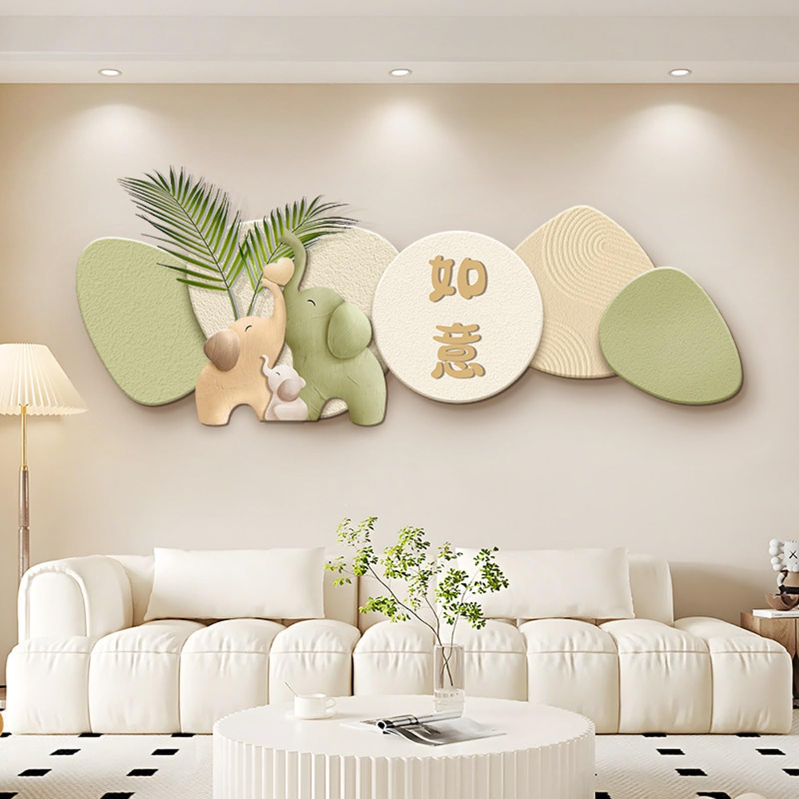 Orologio da parete decorativo, orologio 3D silenzioso in acrilico con luce LED, scultura da parete per soggiorno, cucina, ingresso, camera da letto, ufficio, sala da pranzo