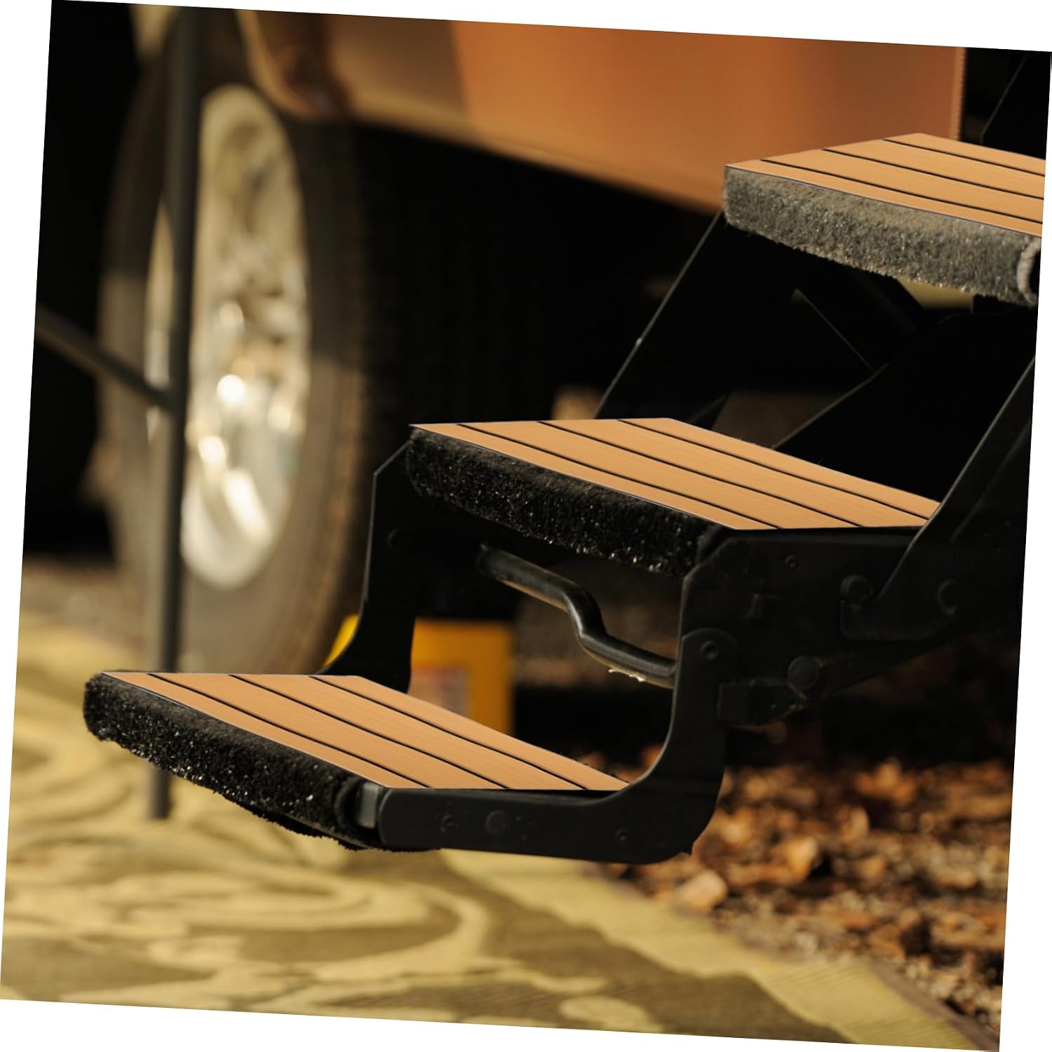 Rv Step Covers Non Slip Step Mats with Self Adhesive Backing for Radius Durable Outdoor Mats for Rvs Campers Trailers and More Safety