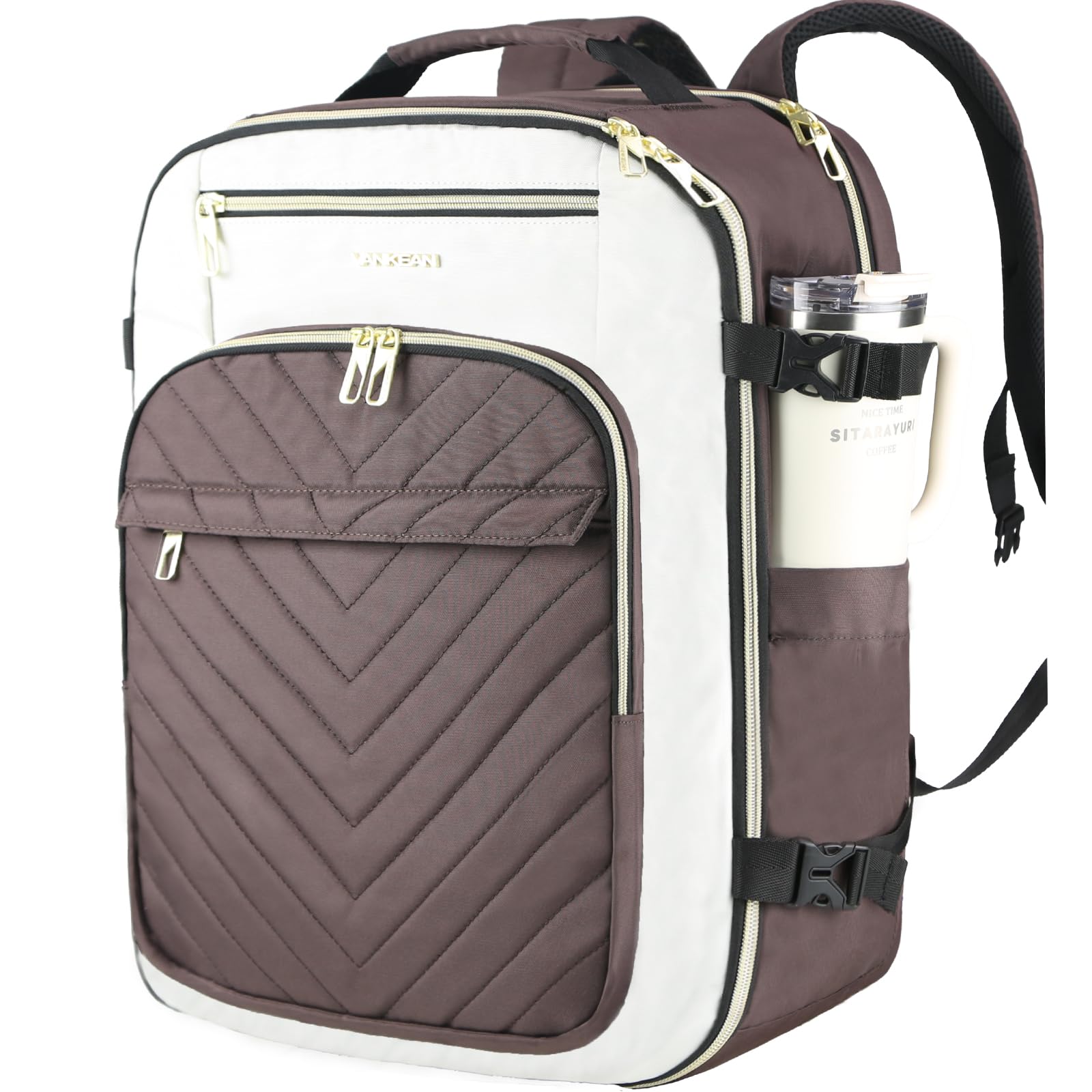 VANKEAN Zaino per computer portatile da 50 l, alla moda