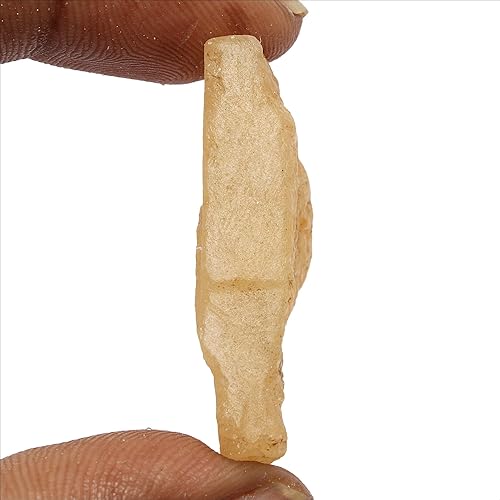 Miniatura 3 de GEMHUB Cristal curativo de jade amarillo natural certificado de 83.5 quilates para decoración y otros usos, M, Gema, Jade birmano