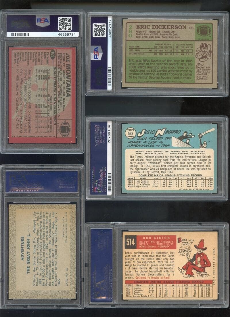 1959 Topps #514 Bob Gibson Cardinals ROOKIE RC PSA 4 Graded Baseball Card MLB