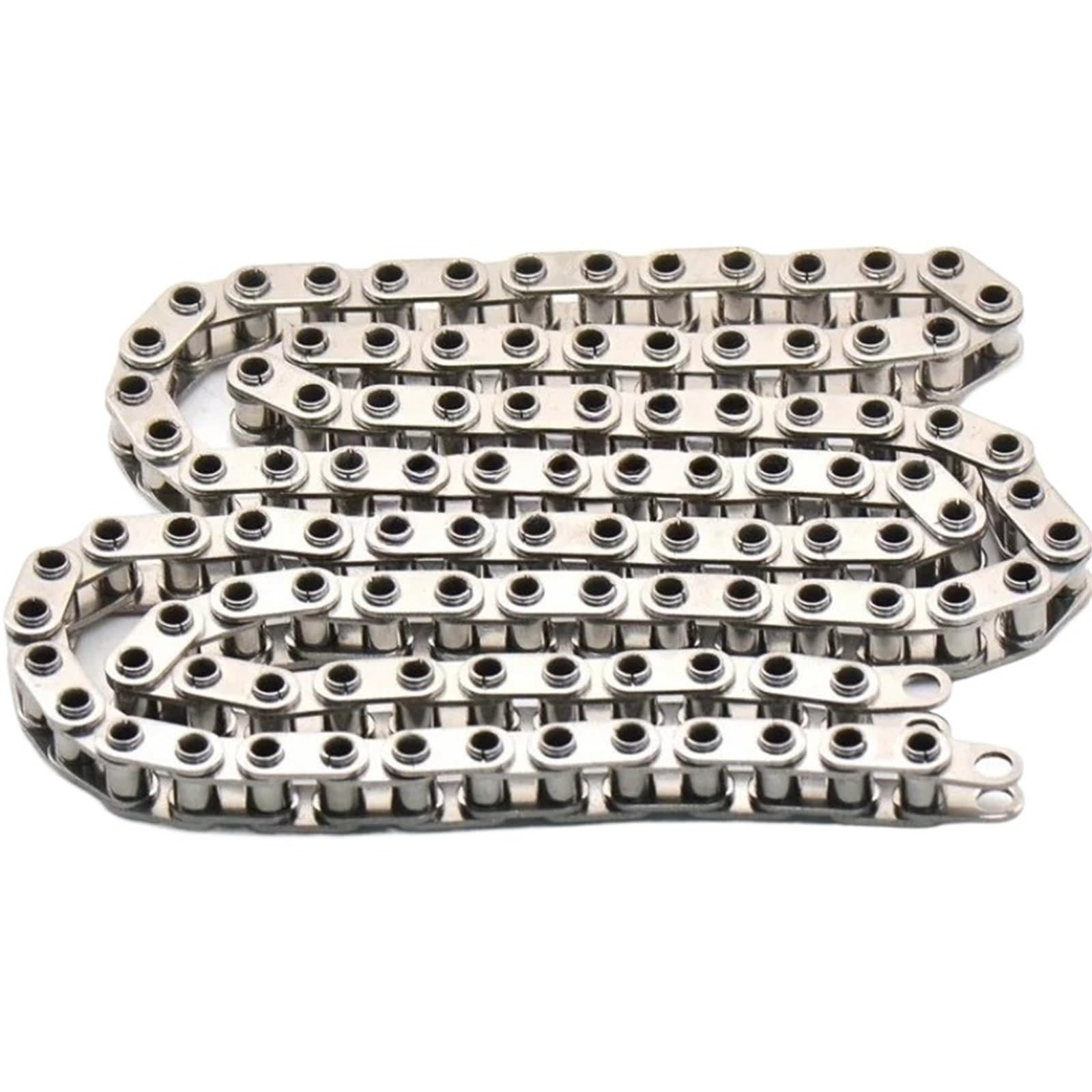 Rollenkette Aus Kohlenstoffstahl 1/1,5 Meter Hohlbolzenkette 06B/08B/10A/12A 304 Edelstahl-Rollenkette mit kurzer Teilung for industrielle Getriebe-Hohlkette(1 Meter(06B-1))