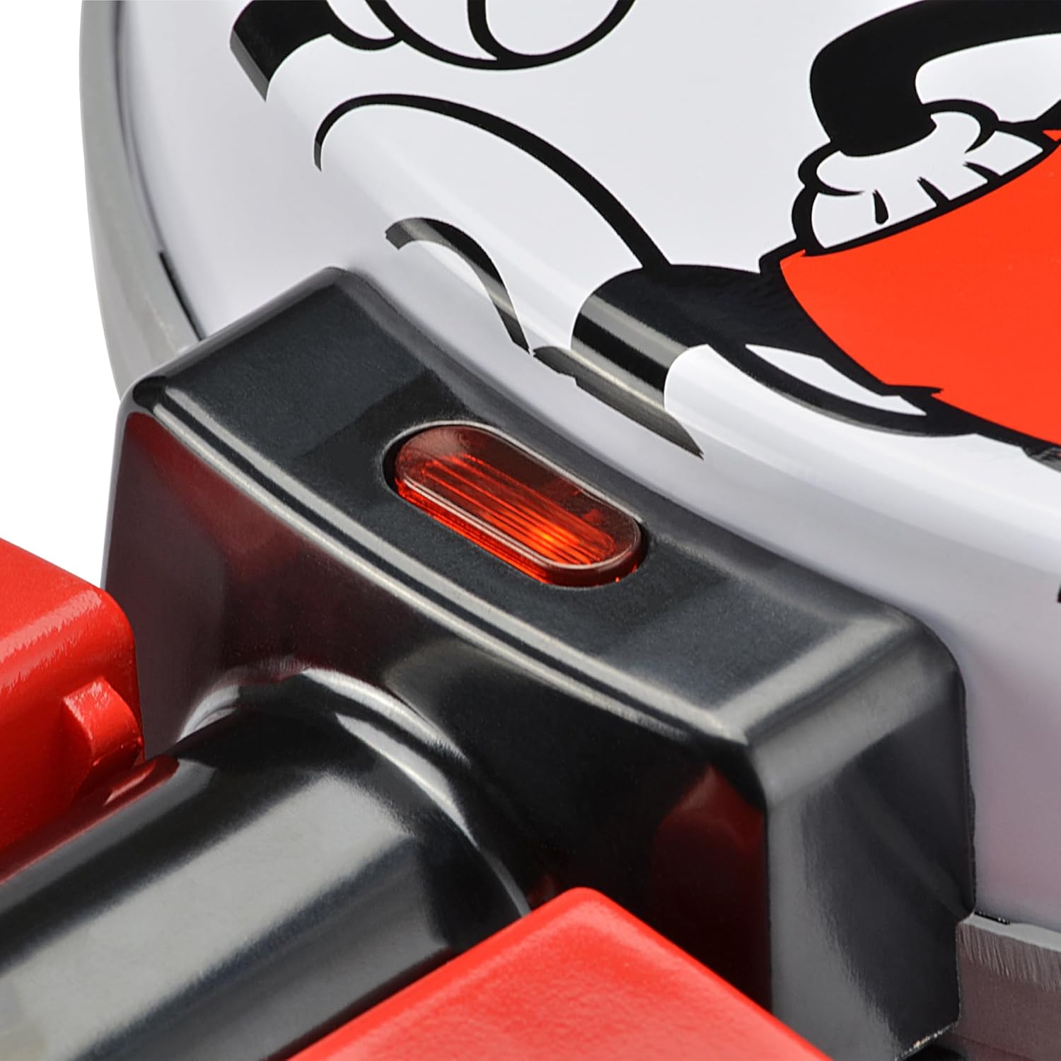 Disney Mickey Mouse Rotating Bubble Waffle Maker by Select Brands - Cute Waffle Maker - With Nonstick Plates & Metal Drip Tray - Makes Single Round Bubble Waffles - Paper Waffle Holders Included