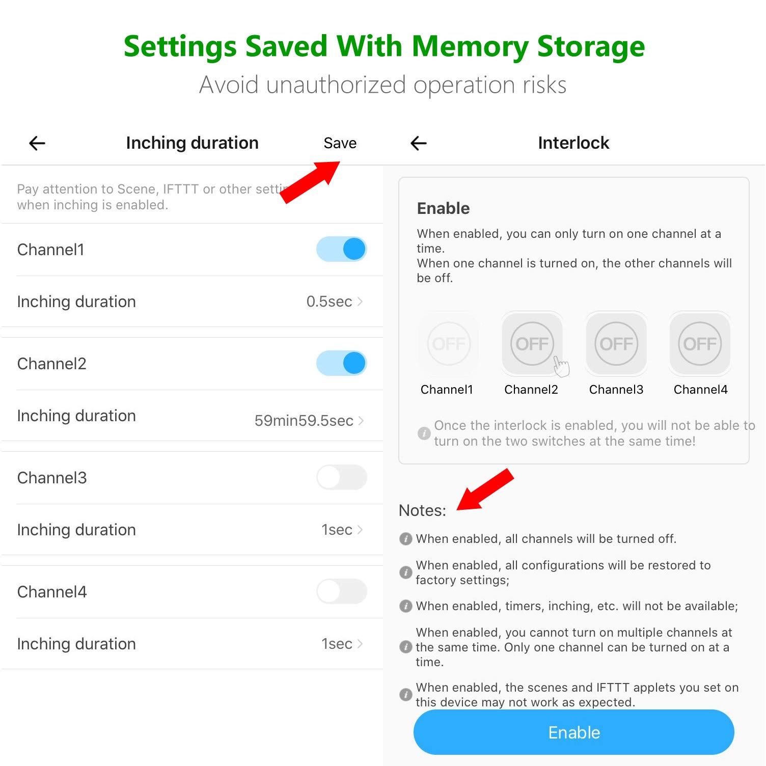 eWelink APP Modulo Interruttore Relè Wifi a 2 Canale Autobloccante Pulsante a Impulsi Momentaneo DC 5-32V, Pulsante Contatto Pulito Wifi da Applicare Al Porta del Garage, per Tapparella Alexa 2 Pezzi
