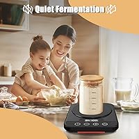 Vista 8 de Tapete calentador de masa madre, almohadilla térmica de calentamiento con temporizador de 12 horas, control preciso de termostato de 1 °F