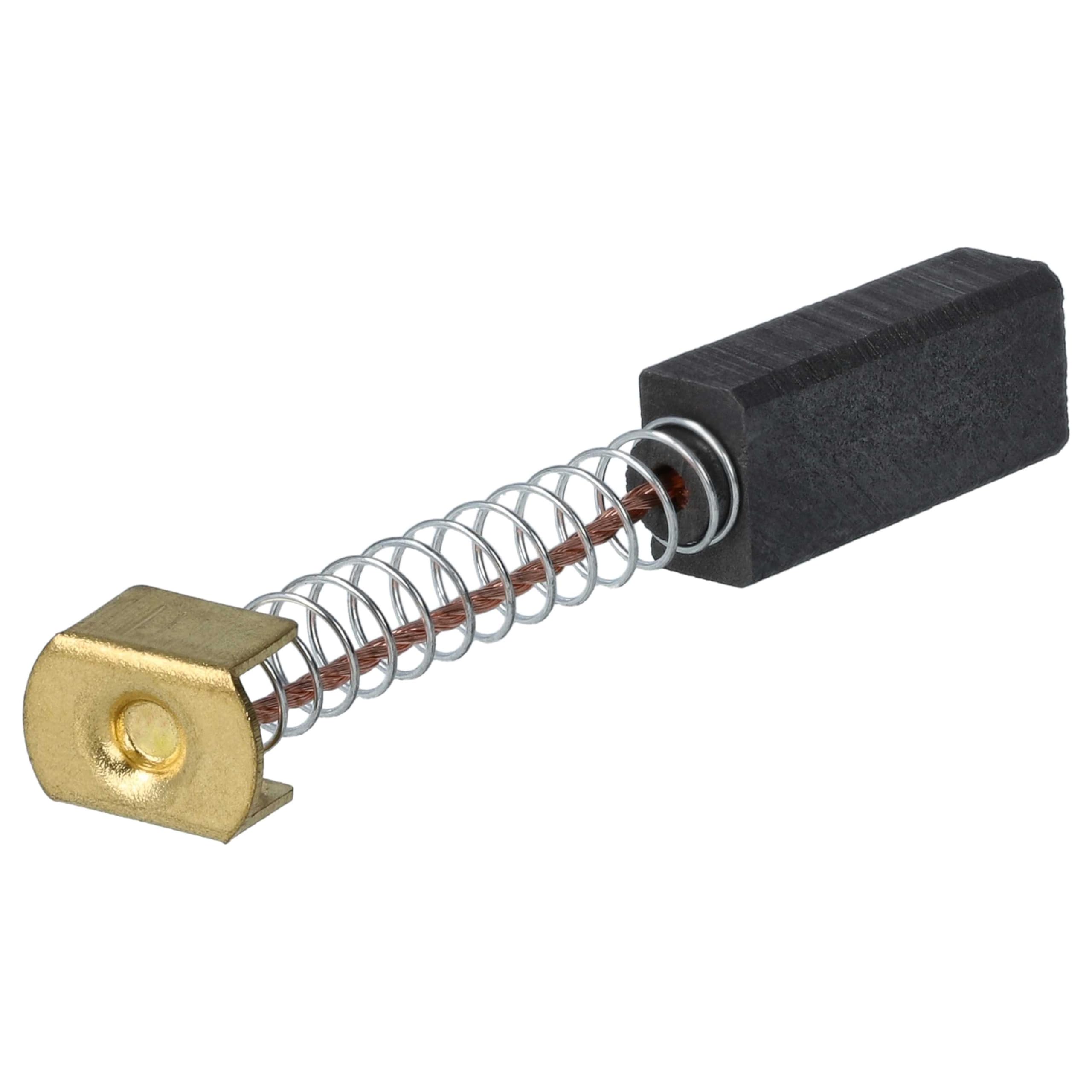 vhbw 2x spazzola carbone 6 x 9 x 20mm compatibile con Kirby Sentria II, Sentria F-Style macchina da cucire