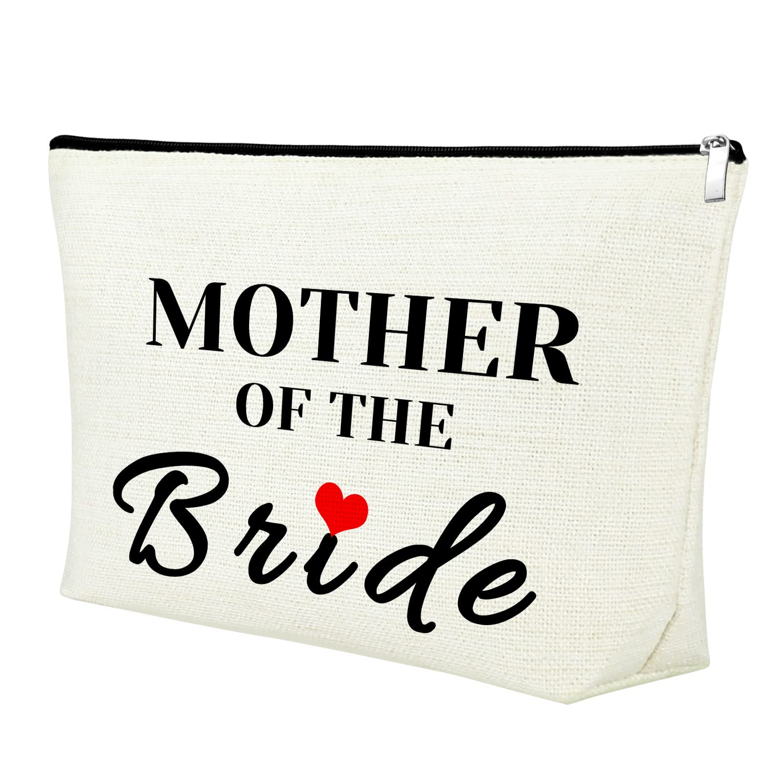 Mother of The Bride Gifts 25x17CM Makeup Bag Wedding Bridal Shower Gifts for Mother in Law Wedding Proposal Gifts for Bride's Mother Mother of The Groom Cosmetic Bag
