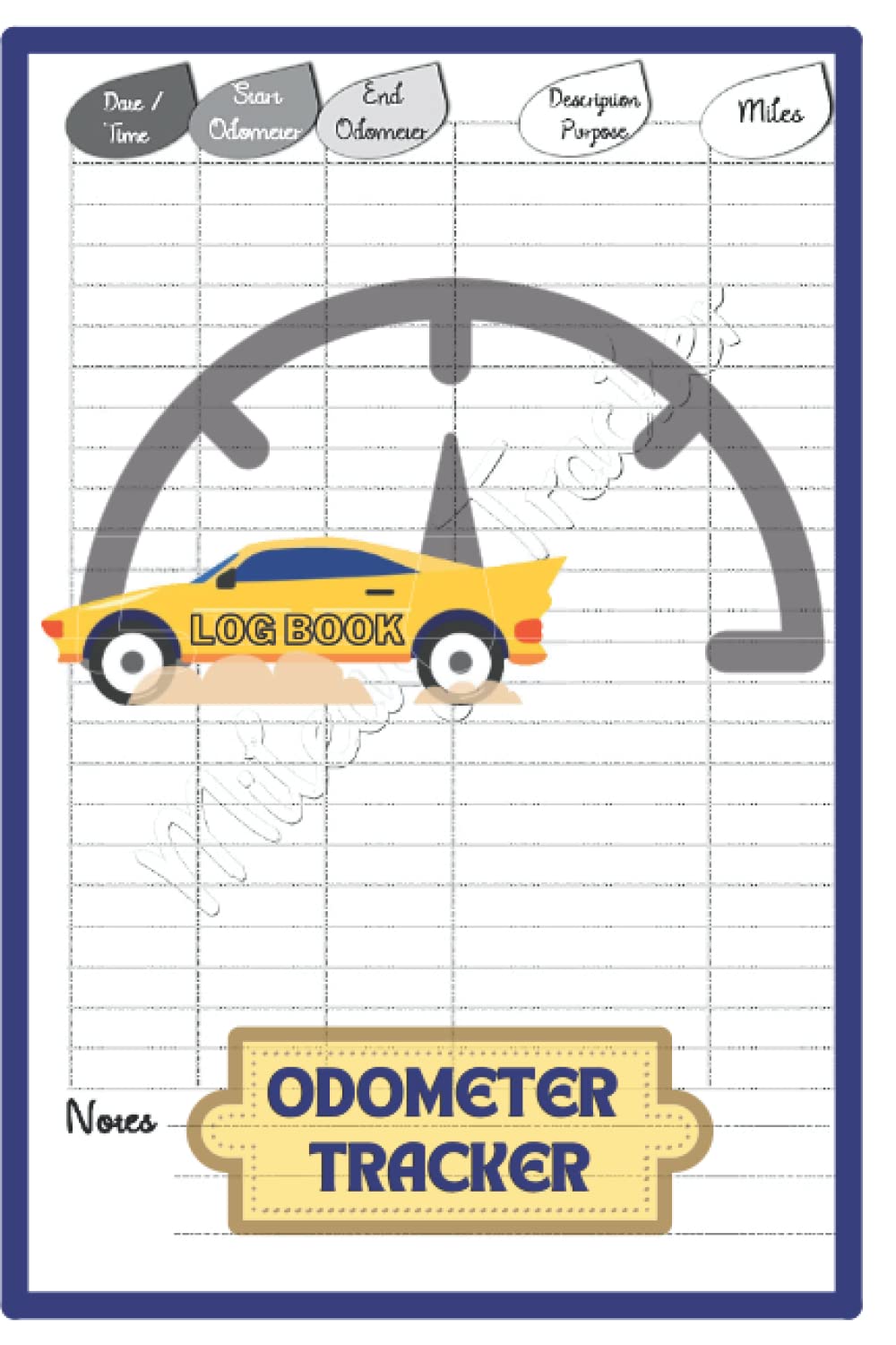 Buy Odometer Tracker Log book Auto Mileage Tracker To Record And Track