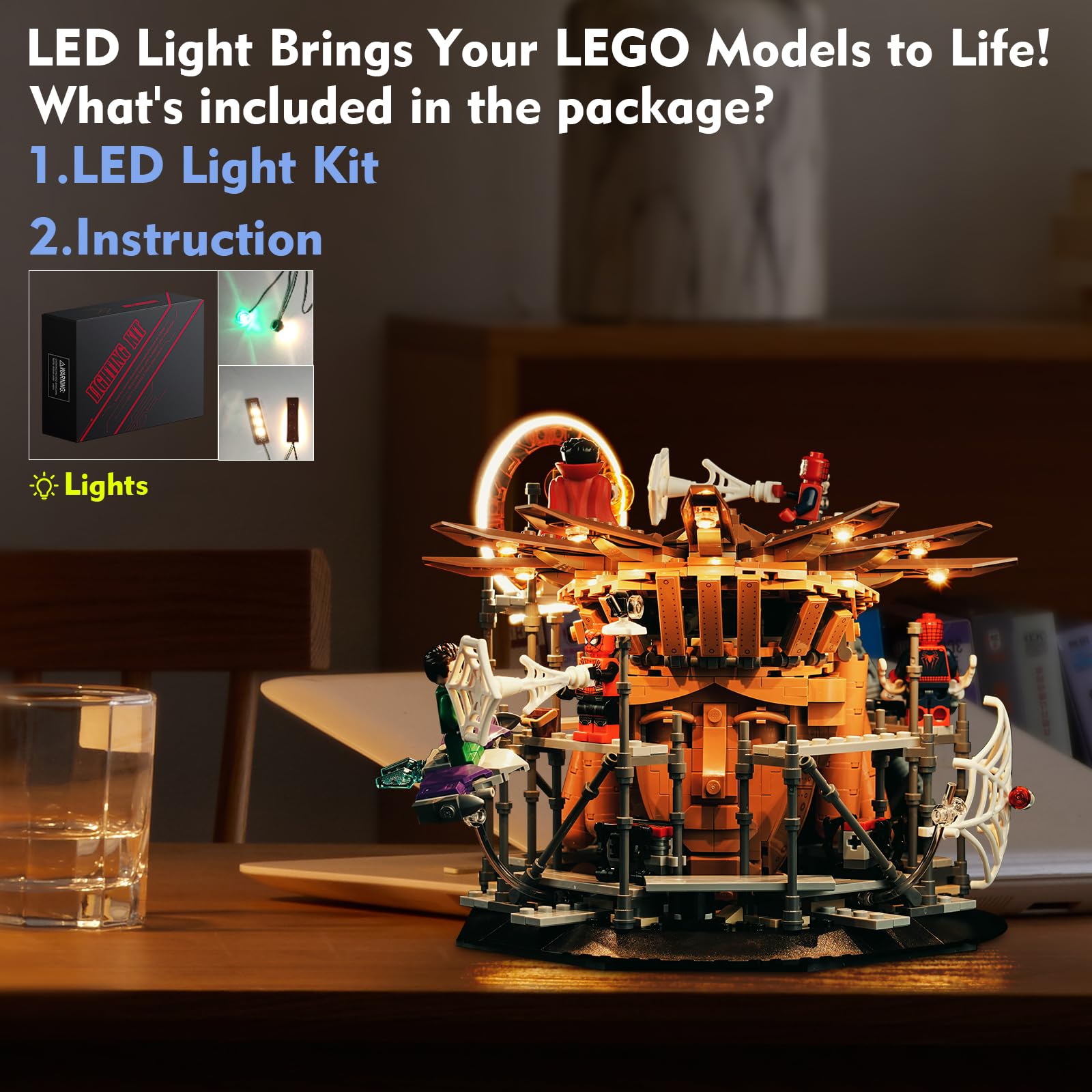Amazon.co.jp: LocoLee LEDライトキット レゴ スパイダーマン