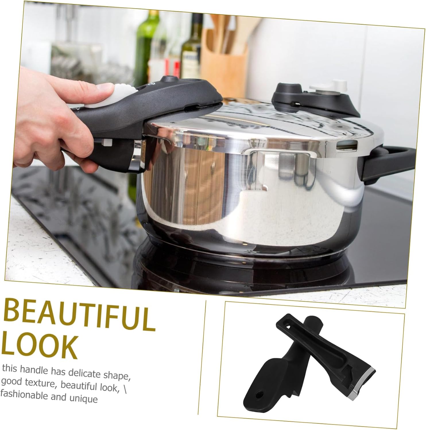 Pressure Cooker Handles Pot Handle Pressure Pot Lid Material Comfortable to Clean