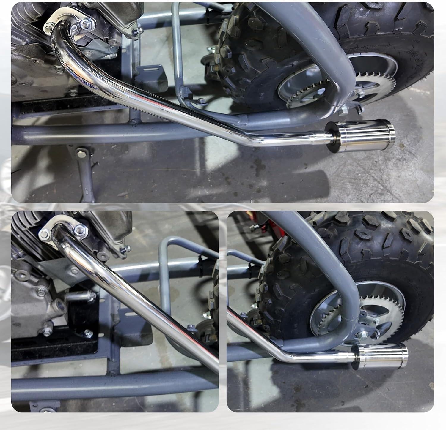 212cc Long Exhaust Pipe with Muffler for Predator 224cc for Coleman CT200U