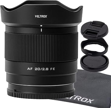 VILTROX 20mm f/2.8 FE, AF 20mm F2.8 Air Full Frame Lens for Sony E Mount