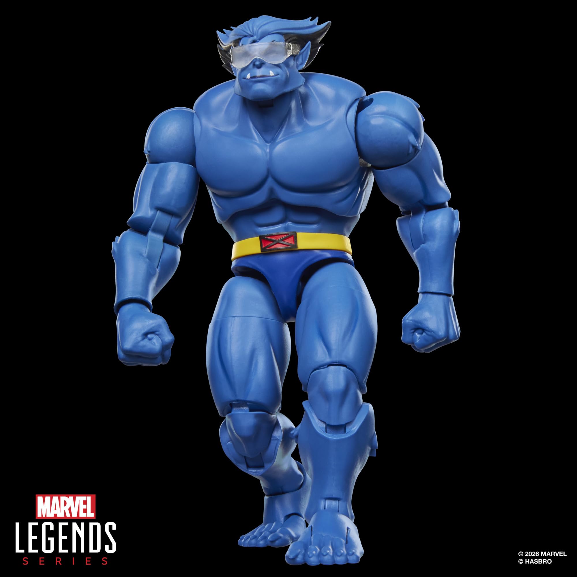 Serie Hasbro Marvel Legends, Marvel's Beast, action figure collezionabile ispirata a "X-Men '97", in scala da 15 cm