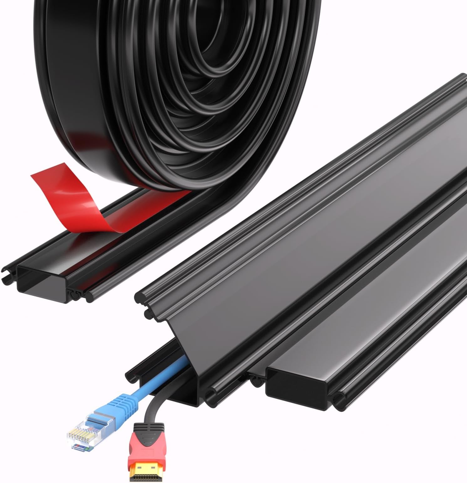 Vannesse Cord Hider, 39 Inch Cord Covers for Wall Mounted