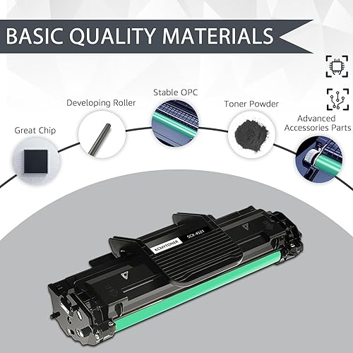 Miniatura 4 de Cartucho de tóner compatible con alto rendimiento para impresora Samsung SCX4725 SCX-4725 SCX-D4725A SCX-4725A SCX-4725ELS SCX-4725F SCX-4725FN