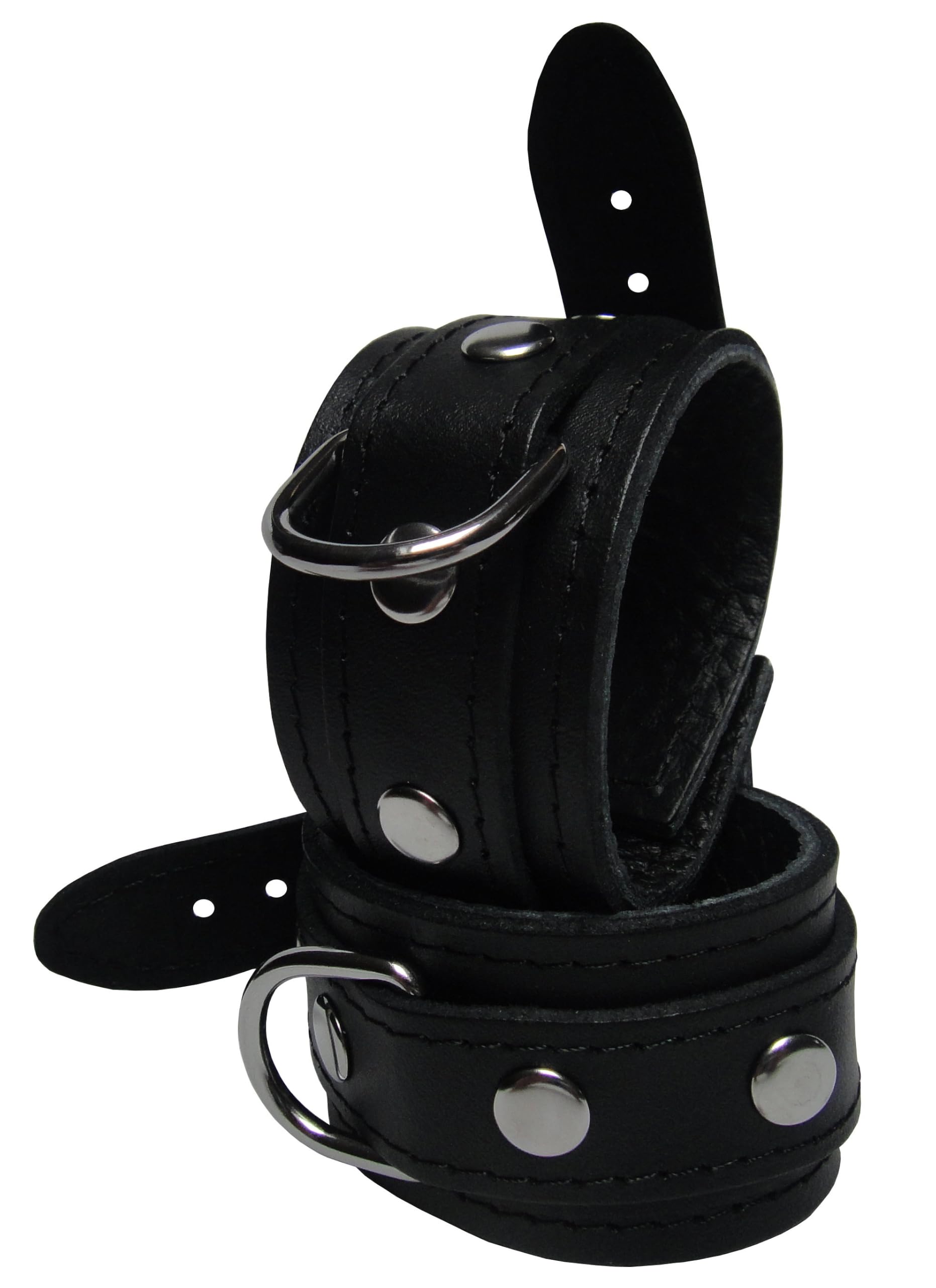 BDSM Bondage Set Leder Fesselset Handfesseln Fußfesseln ungepolstert