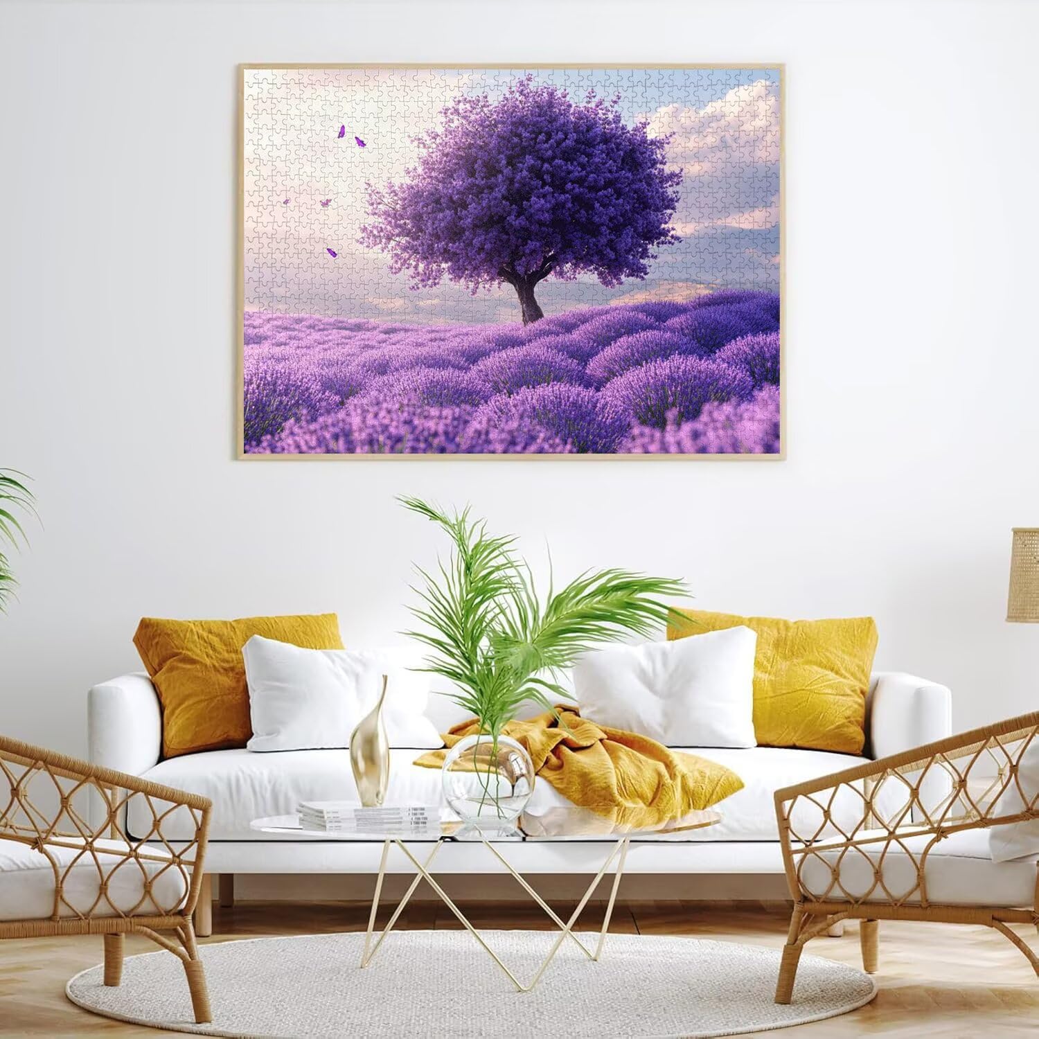 Puzzle dla dorosłych 2000, krajobraz lawendowy, 99 x 70 cm, n-816