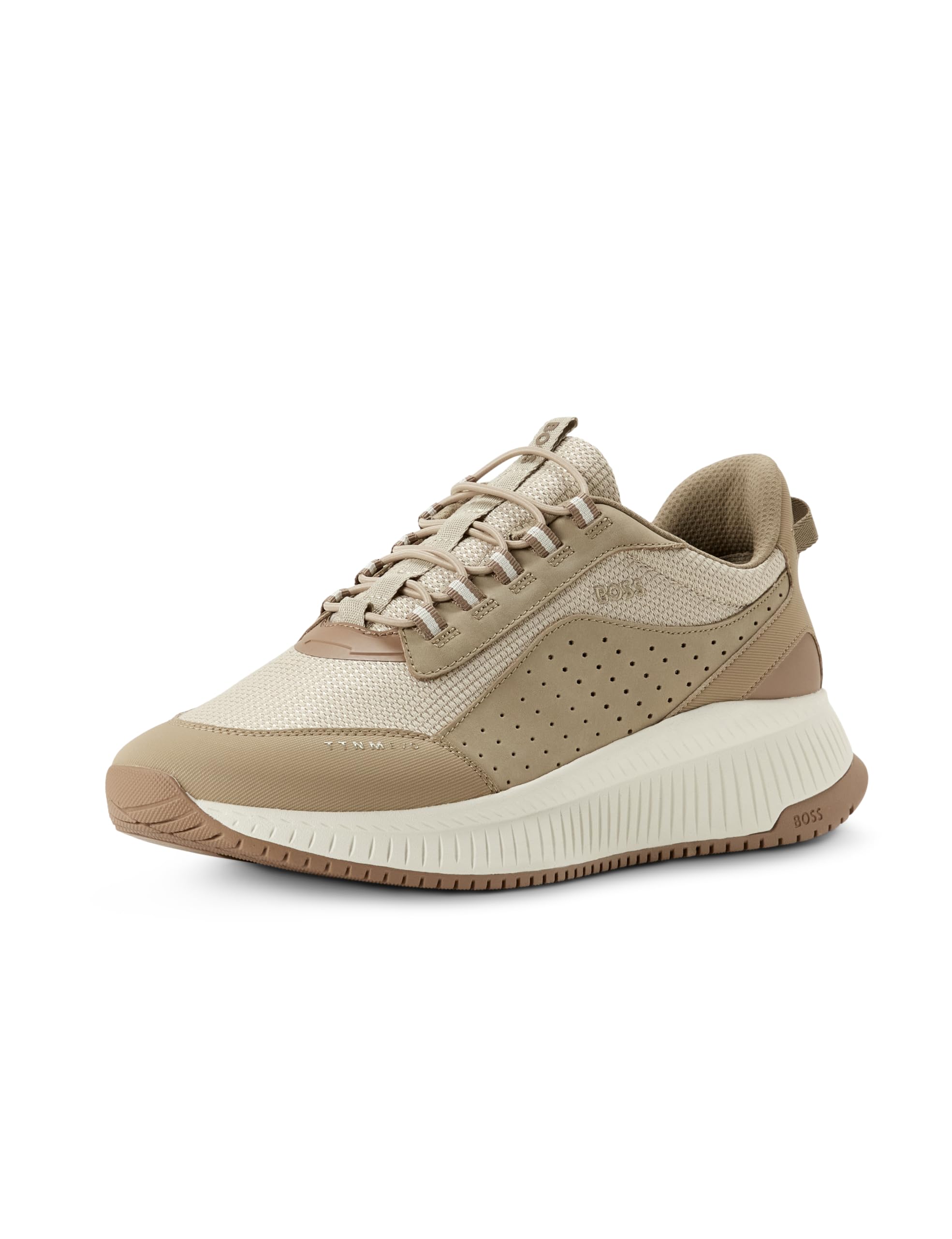

                                                    BOSS, Modern Knit Structure Running Sneaker, Camel