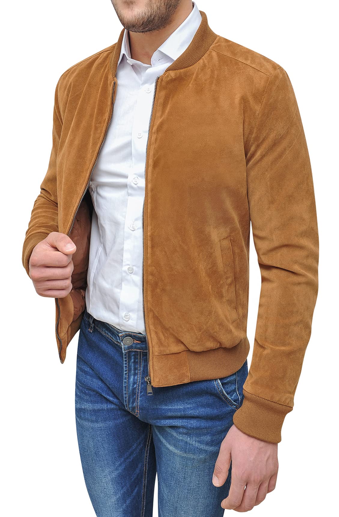 Evoga Cappotto uomo Class scamosciato invernale