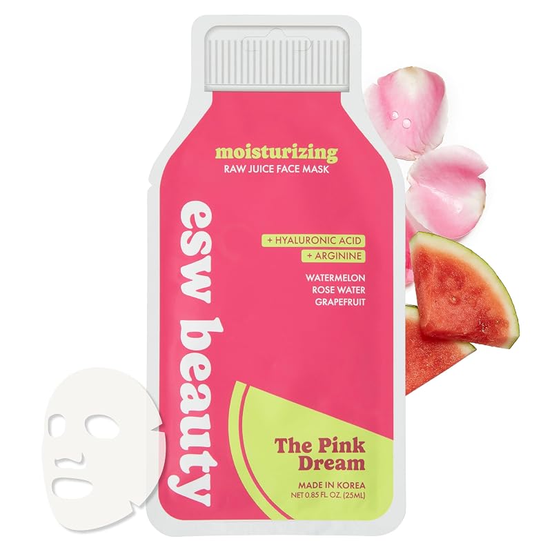 ESW Beauty The Pink Dream Máscara facial hidratante de tecido, 1 unidade