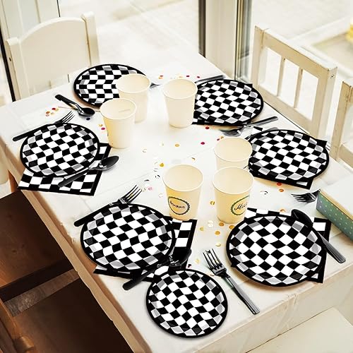 Vista 273 de ZOIIWA - Juego vajilla desechable 96 piezas de Little Boo para baby shower, suministros fiesta fantasmas para 24 invitados, platos, servilletas