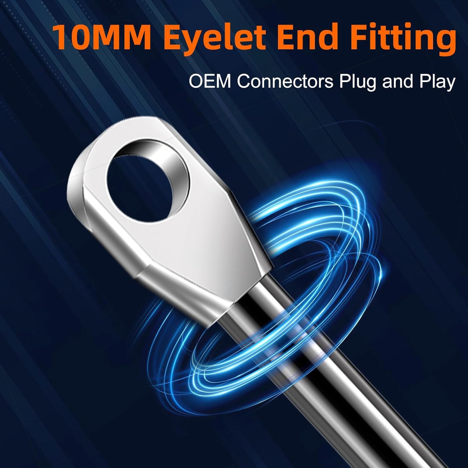 Qty (2) 26.5inch 175lb/779N Gas Strut Shock Spring Lift Support RV Awning Arm Fit for SOLERA PM3888 654150l