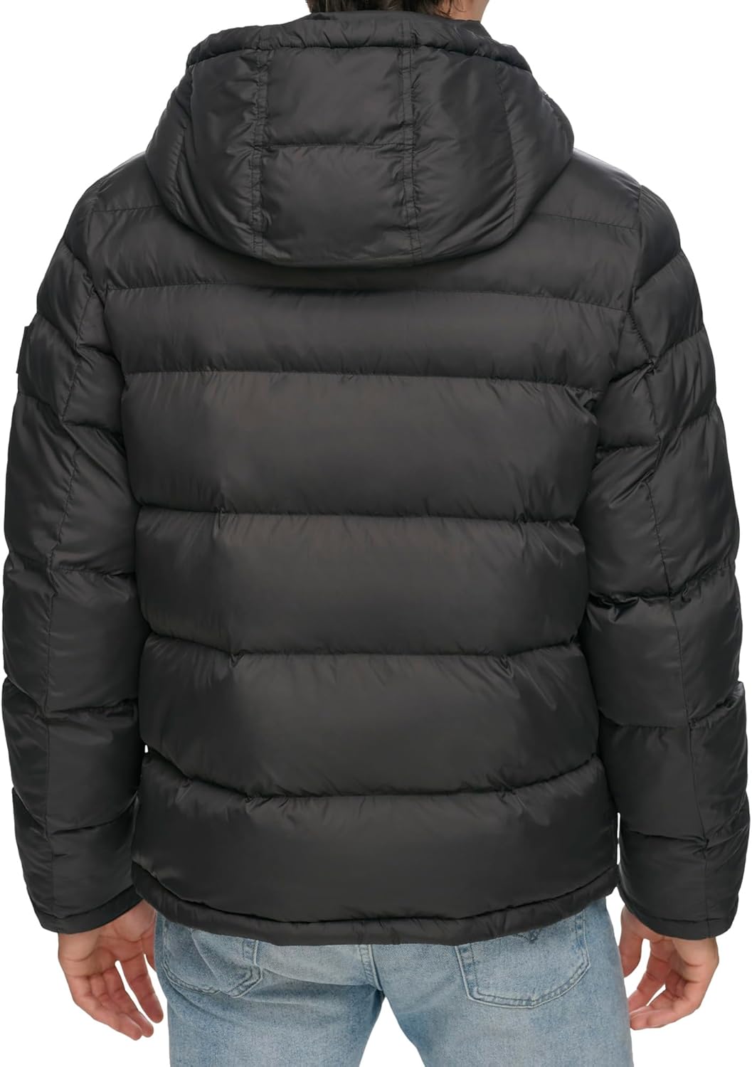 Tommy Hilfiger Men’s Down Alternative Hooded Puffer Jacket (Standard and Big & Tall)
