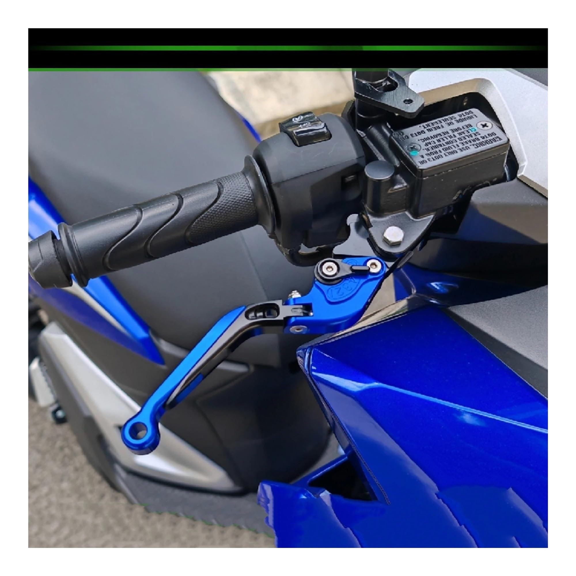 Pasuje do Yamaha FZ6 FAZER FZ-6 2004-2010 FZ 6 dźwignia hamulca motocyklowego regulowane składane dźwignie osłony uchwytu(16)