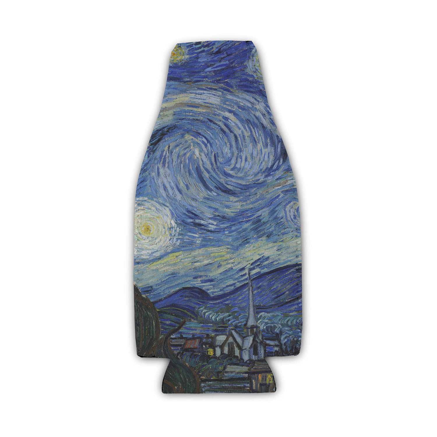 The Starry Night (Van Gogh 1889) Zipper Bottle Cooler - Set of 4