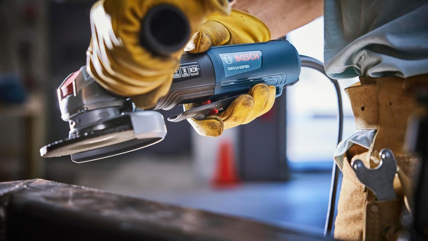 Attaching side handle to BOSCH Angle Grinder