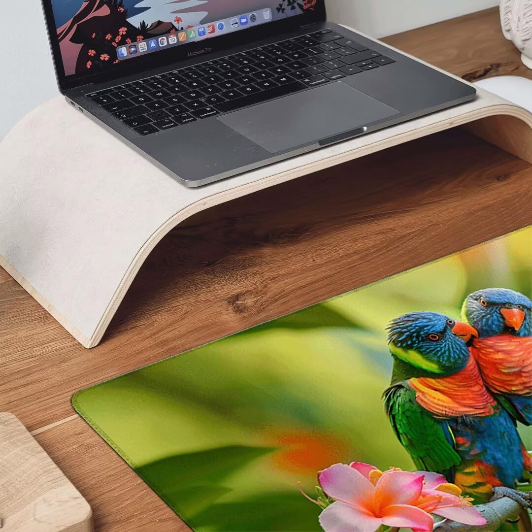 Podkładka pod mysz, podparcie nadgarstka, podkładka pod mysz z antypoślizgową gumową podstawą, ergonomiczna podkładka pod mysz do komputera, laptopa, do użytku biurowego, kompatybilna z myszami