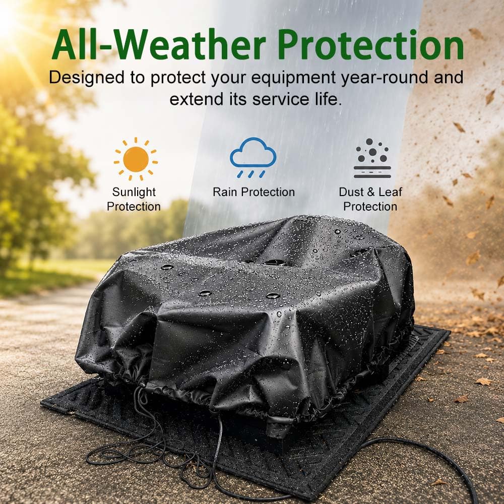 Funda para Robot Cortacésped para Stiga Essential G 300, Tela Oxford 600D Cubierta Impermeable para Robot Cortacésped